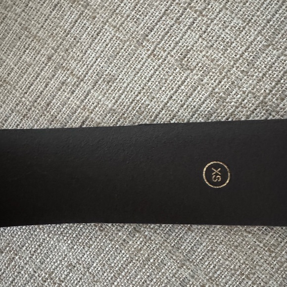 J. Crew Dark Brown Suede Belt with Antique Gold Brass Buckle - XS - Picture 4 of 5